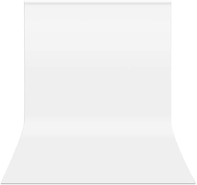 HEMMOTOP White Backdrop 10x12ft