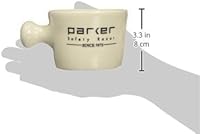 Parker Deluxe Stoneware Apothecary Shaving Mug – Ivory — image 6