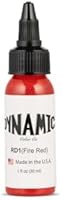 Dynamic Color Co Traditional Tattoo Ink Set - 1oz Bottles (Black, Canary Yellow, Blue, Green, Fire Red) — image 5