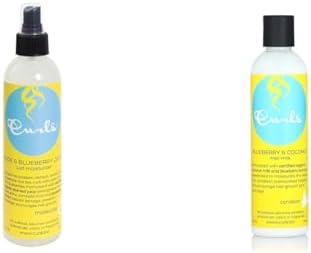 Curls Blueberry Bliss Moisturizer & Hair Milk Set 8oz