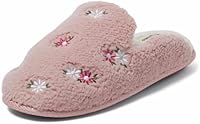 Dearfoams Women's Novelty Gift Teddy Sherpa Scuff Slippers — image 1