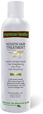 Moroccan Keratin Gold Series Brazilian Keratin Hair Treatment 8oz