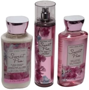 Bath & Body Works Sweet Pea Body Set, 10oz Shower Gel, 8oz Lotion & Fragrance Mist Review