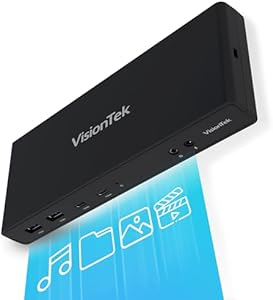 VisionTek VT4510 Universal USB Dual Monitor Docking Station