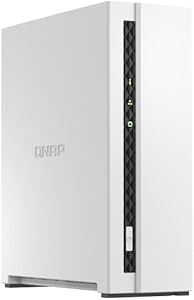 QNAP TS-133 1 Bay NAS with ARM Cortex-A55 Quad-core Processor and 2GB RAM