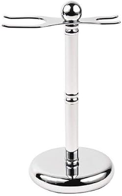 Parker Deluxe Chrome Safety Razor & Shaving Brush Stand