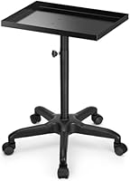 FLOLXNB Salon Tray Cart Premium Metal Tattoo Tray Rolling Trolley — image 1