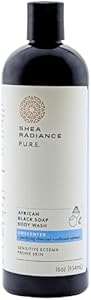 Shea Radiance African Black Soap Body Wash Unscented 16 oz Review