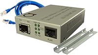 ADnet Fiber to Ethernet Converter with Open SFP Slot — image 1