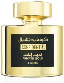 Lattafa Perfumes Confidential Private Gold Eau de Parfum 3.4oz