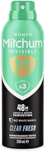 Mitchum Invisible Women 48HR Protection Aerosol Deodorant, 200mL Review
