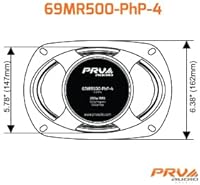 PRV Audio 69MR500-PHP-4 Midrange Speaker — image 7