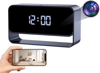 HiSpyCam Hidden Camera Clock