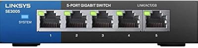 Linksys SE3005 5-Port Gigabit Ethernet Switch