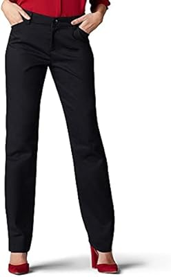 Lee Women's Petite Relaxed Straight Leg Pants