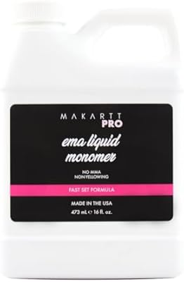 MakarttPro Fast Set Formula MMA Free 16oz EMA Liquid Monomer