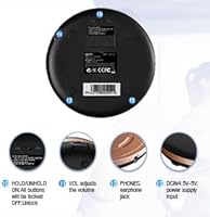 HOTT CD711T Portable CD Player with Bluetooth 5.0 — image 6