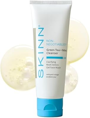 SKINN Daily Morning Face Wash Green Tea + Mint 4oz