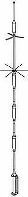Hustler 5BTV MultiBand Vertical Amateur Ham Radio Base Antenna