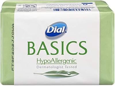 Dial Basics Hypoallergenic Bar Soap, 2 Count