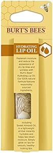 Burt's Bees Hydrating Lip Oil with Sweet Almond Oil, 1 Tube (Pack of 4)