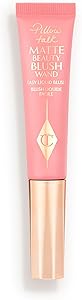 Charlotte Tilbury Pillow Talk Matte Liquid Blush Wand in Pink Pop Review