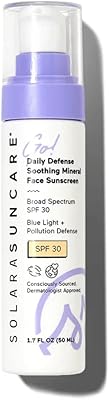 Solara Suncare Go! Daily Defense Soothing Mineral Face Sunscreen SPF 30, 1.7oz