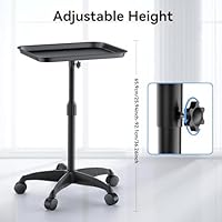 VERYTOP Salon Tray Premium Aluminum Tattoo Tray on Wheels — image 4