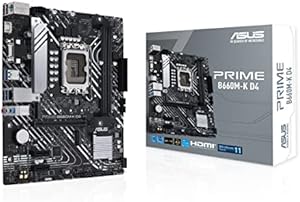 ASUS Prime B660M-K D4 Gaming Motherboard Review