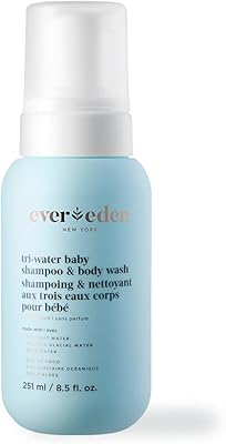 Evereden Tri-Water 2-in-1 Cooling Baby Shampoo and Body Wash