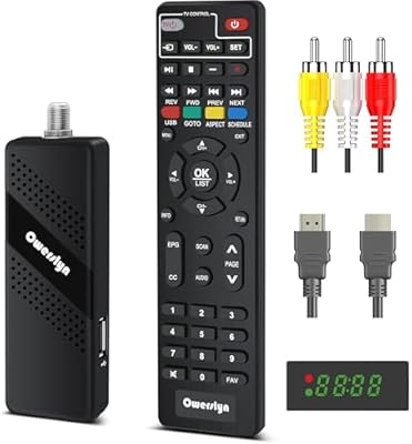 OWERSLYN 1080P Mini ATSC Tuner Box