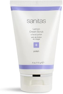 Sanitas Skincare Lemon Cream Scrub 4oz