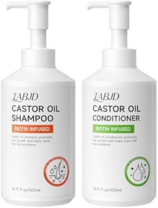 LABJD Castor Oil Shampoo and Conditioner Set, 16.9 FL Oz Review