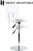 FURWOO White PU Leather Swivel Salon Chair — image 5