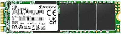 Transcend MTS830S 4TB M.2 SATA III SSD