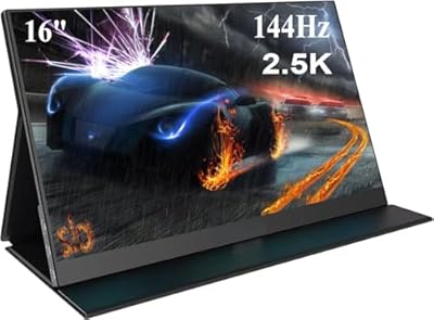 AHXJKA 16″ 2.5K Portable Gaming Monitor