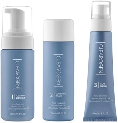 Clearogen 3-Step Acne Treatment Kit