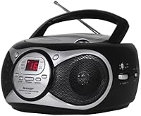 Sharp QT-CD280(BK) Portable CD Boombox with AM/FM Stereo — image 2
