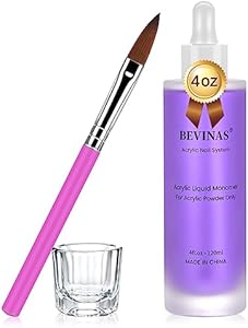 BEVINAS Monomer Acrylic Nail Liquid 4oz Review