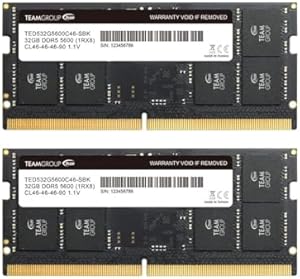 TEAMGROUP Elite SODIMM DDR5 64GB (2x32GB) 5600MHz Review