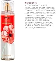 Bath & Body Works Poppy Fine Body Fragrance Mist 8oz — image 5