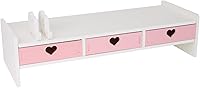 CONKAWACA Kawaii Monitor Stand with 3 Drawers — image 3