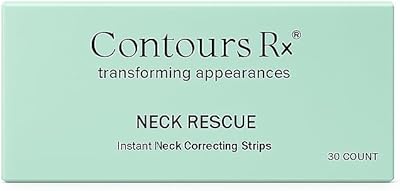 Contours Rx Neck Rescue Instant Correcting Strips, 30 Count