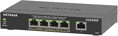 NETGEAR GS305EP 5-Port PoE Gigabit Ethernet Switch