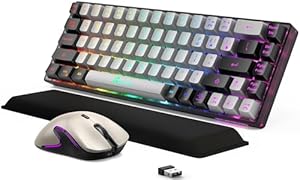 GEODMAER Wireless Gaming Keyboard and Mouse with Cooling Gel Wrist Rest Review