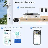 Hiseeu 5MP Wired Security Camera System 8CH with 3TB HDD — image 6