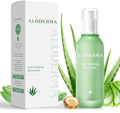 Aloderma Soothing Face Moisturizer with Aloe Vera, 3.5oz