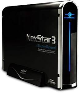 Vantec NexStar3 NST-380SU3-BK 3.5″ SATA to USB 3.0 & eSATA External Hard Drive Enclosure