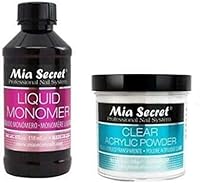 MIA SECRET Liquid Monomer + Clear Acrylic Powder 4oz Set — image 2