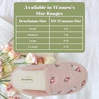 Dearfoams Women's Novelty Gift Teddy Sherpa Scuff Slippers — image 4
